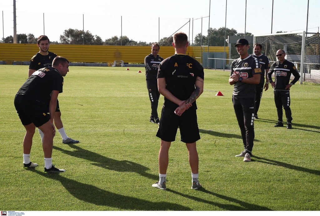 ΑΕΚ: Ανεβάζει στροφές ο Γαλανόπουλος (photos)