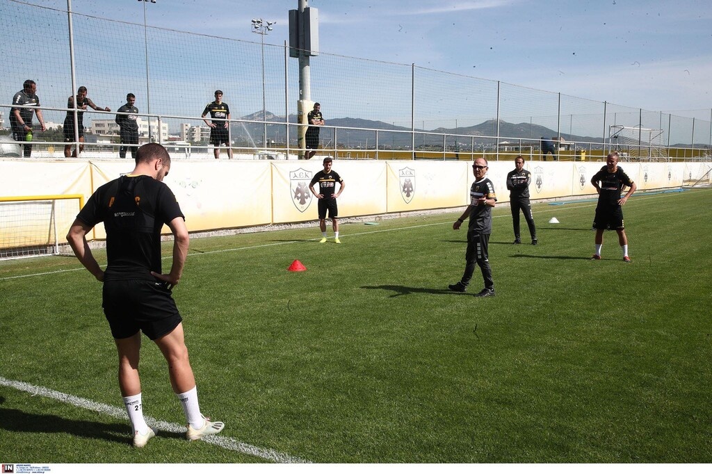 ΑΕΚ: Ανεβάζει στροφές ο Γαλανόπουλος (photos)