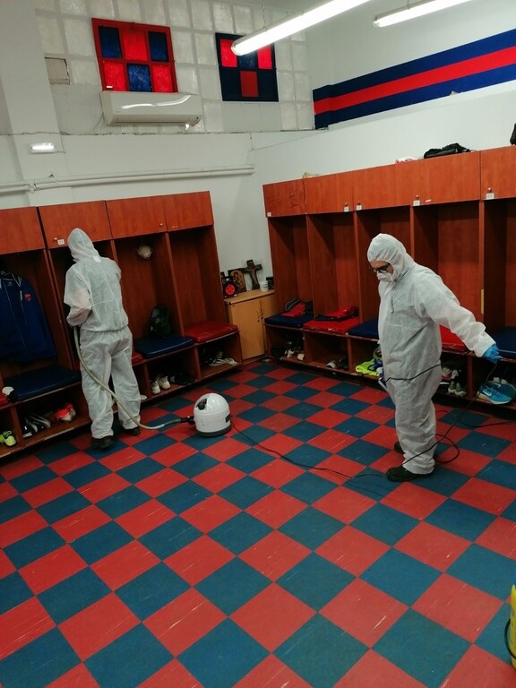 Πανιώνιος: Απολύμανση στα αποδυτήρια (photos)