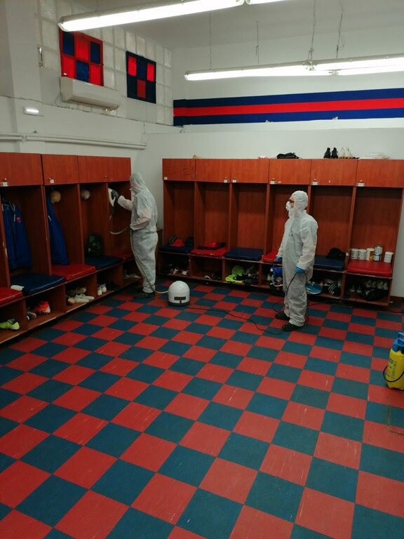 Πανιώνιος: Απολύμανση στα αποδυτήρια (photos)