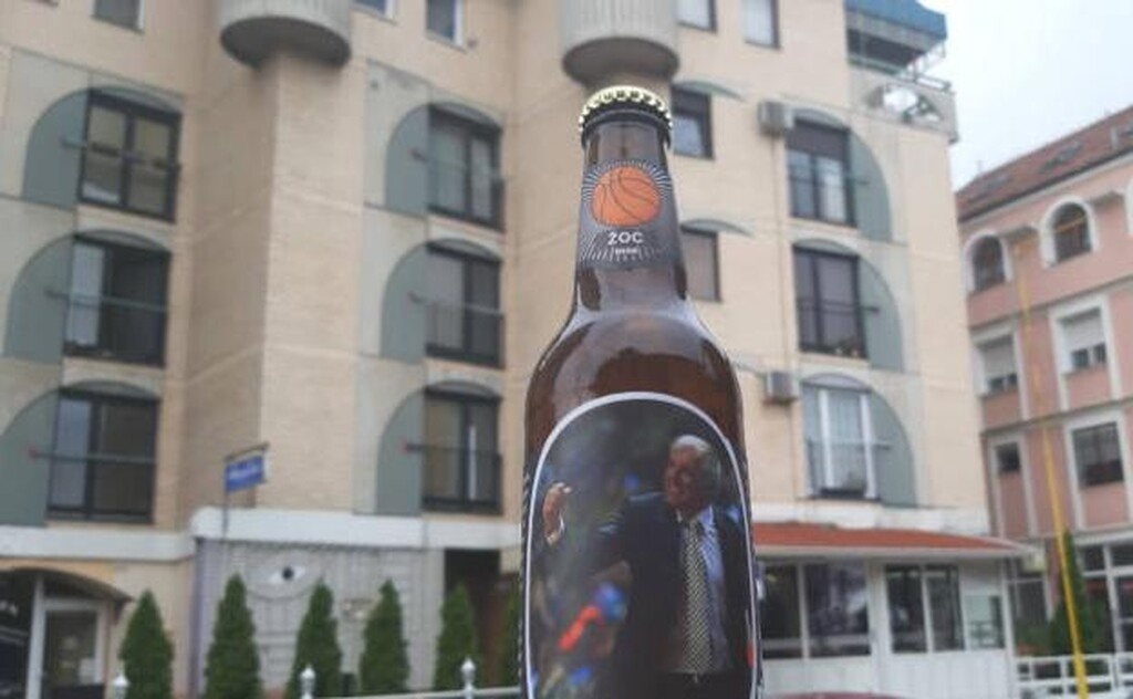 Ο Ζέλικο Ομπράντοβιτς κυκλοφορεί και σε... μπίρα! (photos)