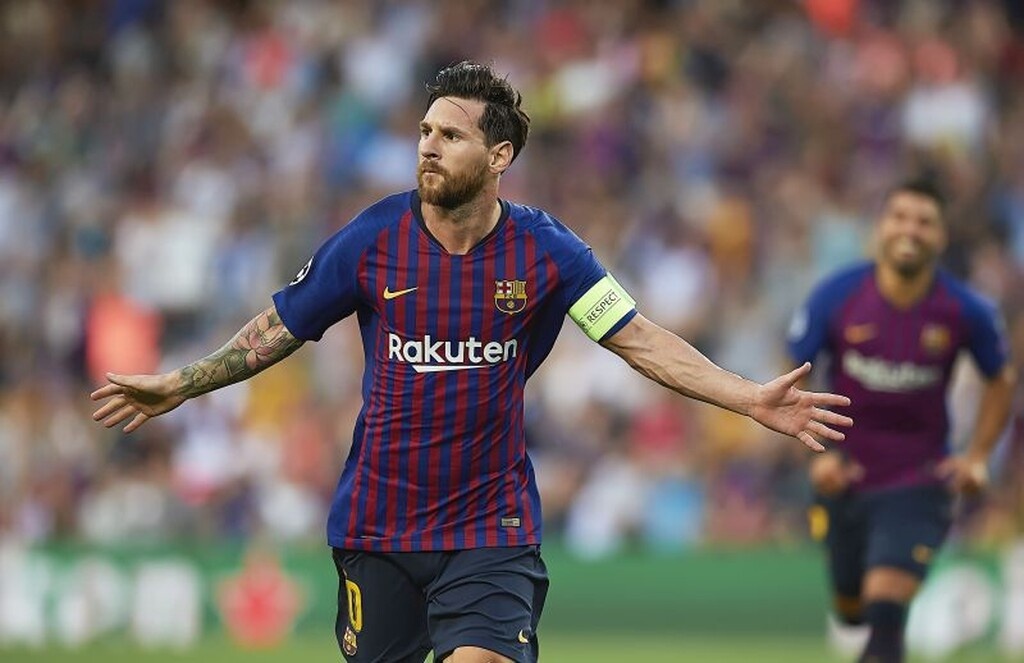 ΑΕΚ: Όταν ο Αραούχο έκανε προπόνηση με τον Μέσι (photos)