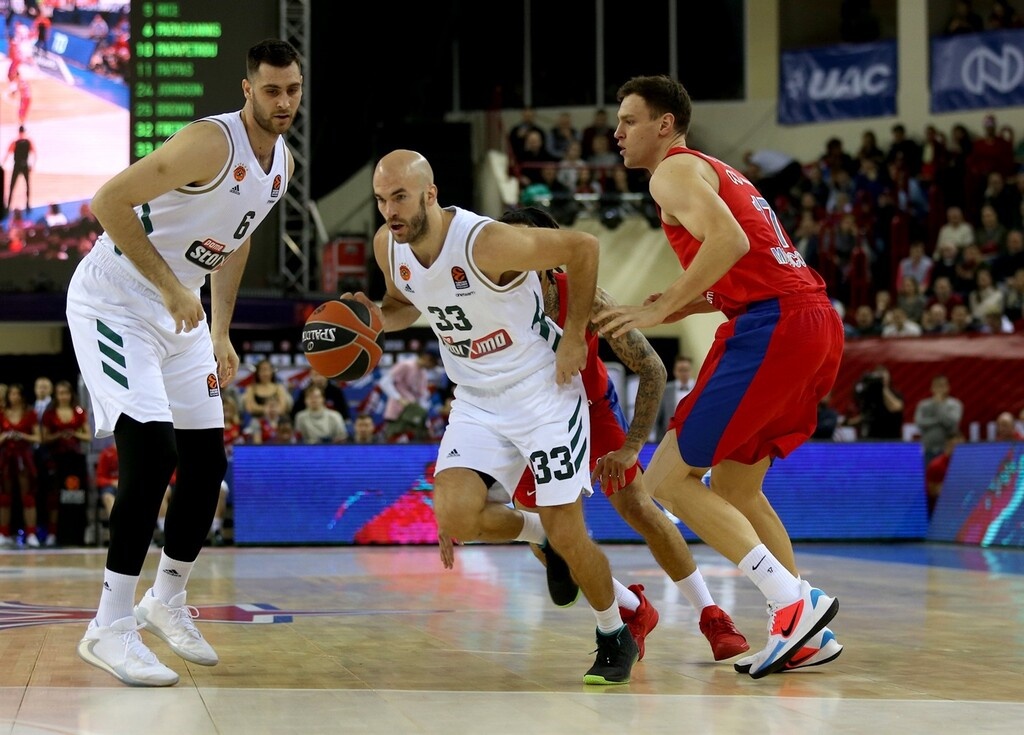 4. PIR: 136 βαθμοί – ΠΑΝΑΘΗΝΑΪΚΟΣ ΟΠΑΠ: Στις 3 Ιανουαρίου, το «τριφύλλι» νίκησε 106-102 την ΤΣΣΚΑ Μόσχας στην παράταση (89-89κ.α.), σε ματς που έγινε στο Καλίνινγκραντ.