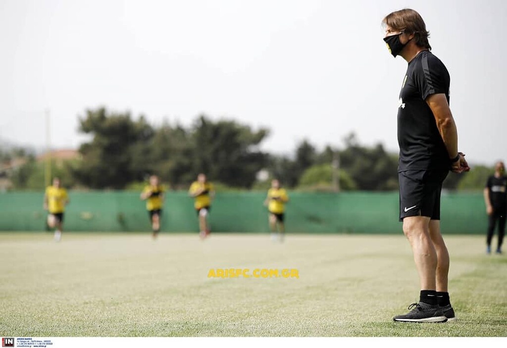 Επέστρεψε ο Άρης: Πρώτη ομαδική με μάσκες και αποστάσεις (photos)