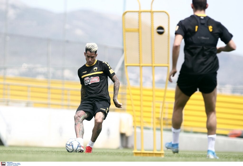 ΑΕΚ: Δεν «κρατιέται» ο Αραούχο, προπονήθηκε κανονικά! (photo)