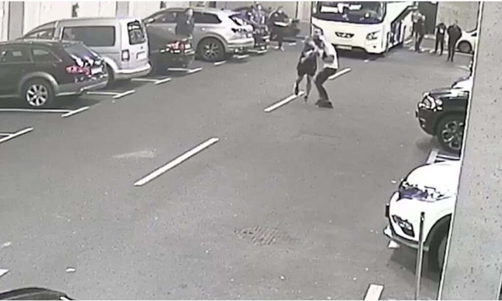 Άγριο ξύλο στο πάρκινγκ μετά από ματς στην Κροατία (photos+videos)