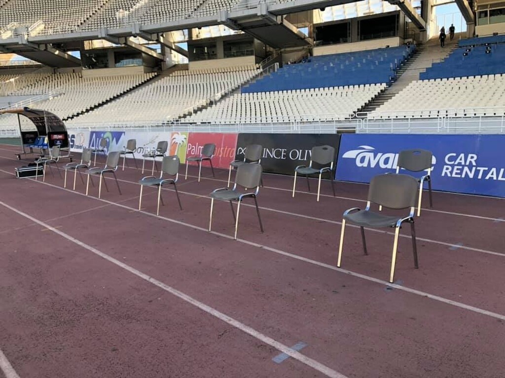 ΑΕΚ-Παναθηναϊκός: Το ΟΑΚΑ στην εποχή του κορονοϊού (photos)
