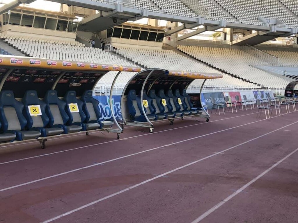 ΑΕΚ-Παναθηναϊκός: Το ΟΑΚΑ στην εποχή του κορονοϊού (photos)