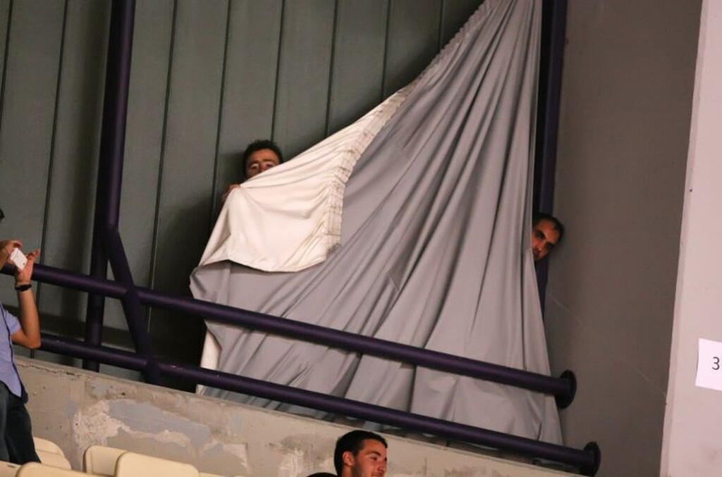 Όταν ο Παναθηναϊκός έβγαλε… σκούπα στο ΣΕΦ (video+photos)