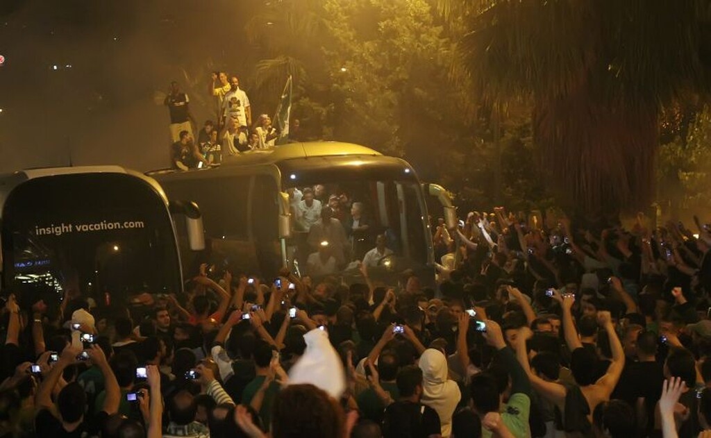 Όταν ο Παναθηναϊκός έβγαλε… σκούπα στο ΣΕΦ (video+photos)