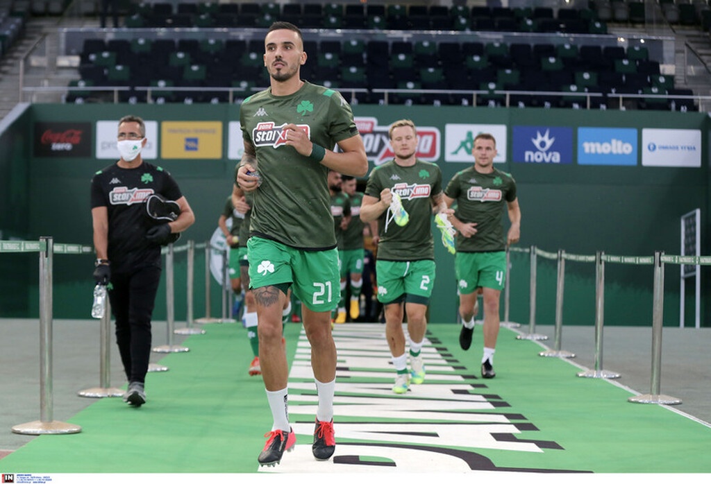 Παναθηναϊκός-ΠΑΟΚ: Η τεράστια φανέλα και το τετ α τετ Μπουτσικάρη-Γκαγκάτση