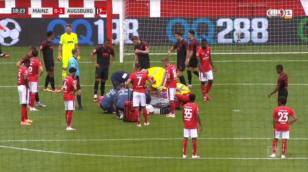 Μάιντζ-Άουγκσμπουργκ: Ο τραυματισμός στο κεφάλι του Αβονίγι (video)