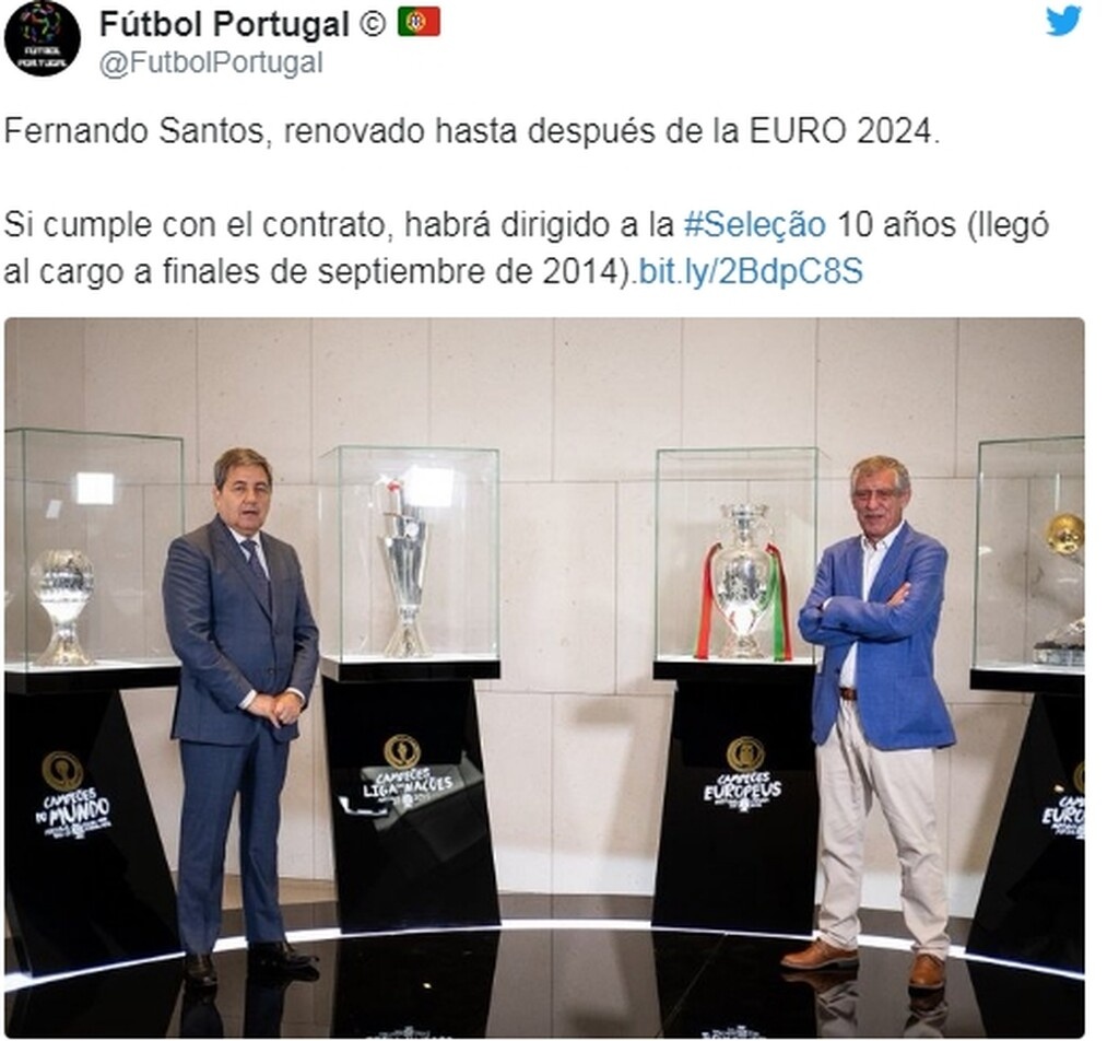 Επίσημο: Στον πάγκο της Πορτογαλίας μέχρι το 2024 ο Φερνάντο Σάντος (video)