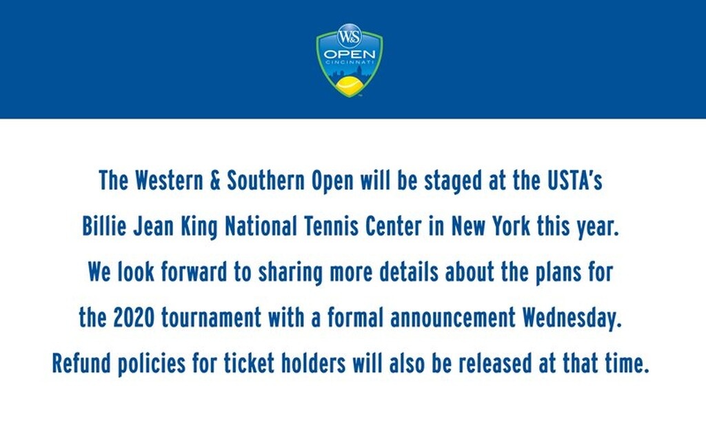 Πριν το US Open δράση με… Cincinnati Masters στη Νέα Υόρκη