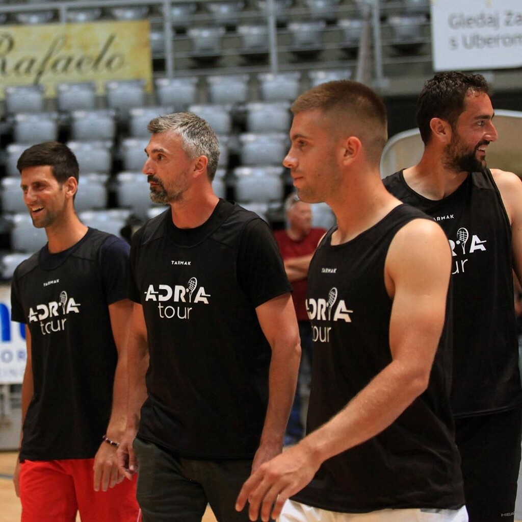 Έπαιξαν μπάσκετ με τη Ζαντάρ oι Τζόκοβιτς, Ζβέρεφ (videos+photos)