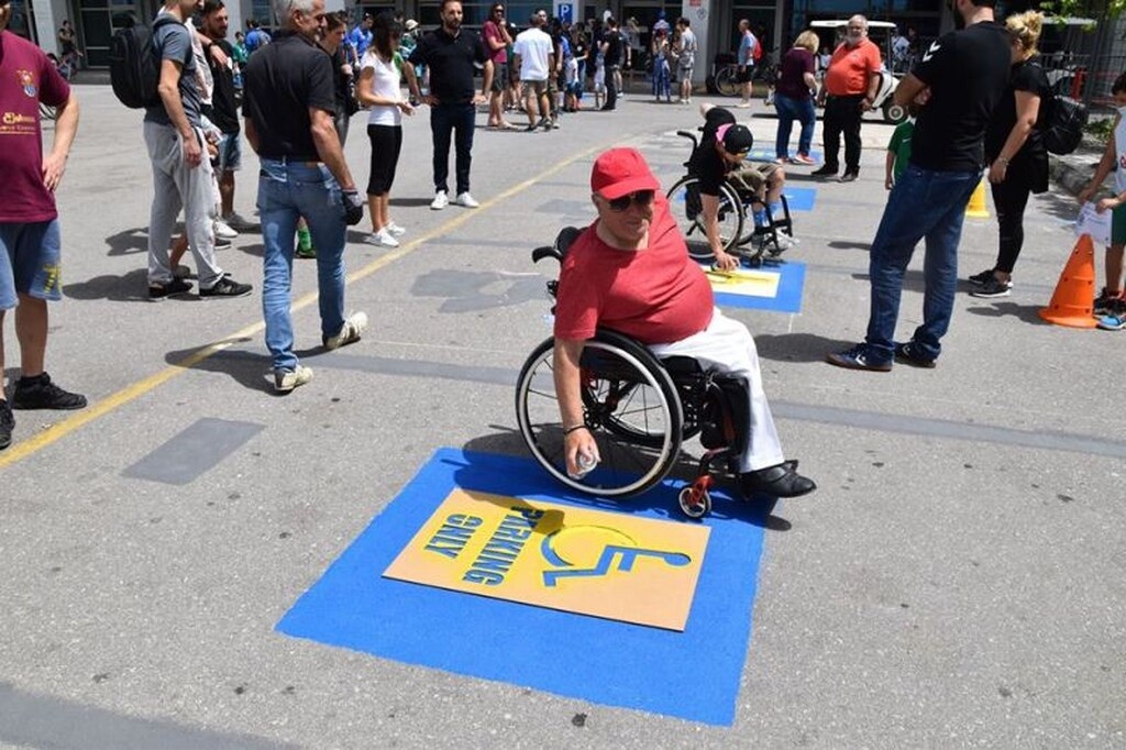 Εξαιρετική δράση στο ΟΑΚΑ για τη σήμανση θέσεων ΑμεΑ (photos)
