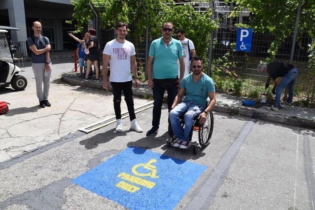 Εξαιρετική δράση στο ΟΑΚΑ για τη σήμανση θέσεων ΑμεΑ (photos)