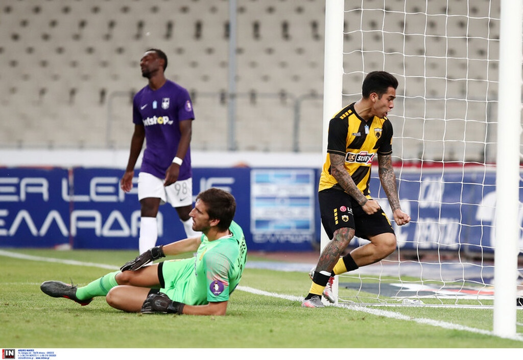 ΑΕΚ-Άρης: Σκόραρε και ξέσπασε ο Αραούχο (photos+video)