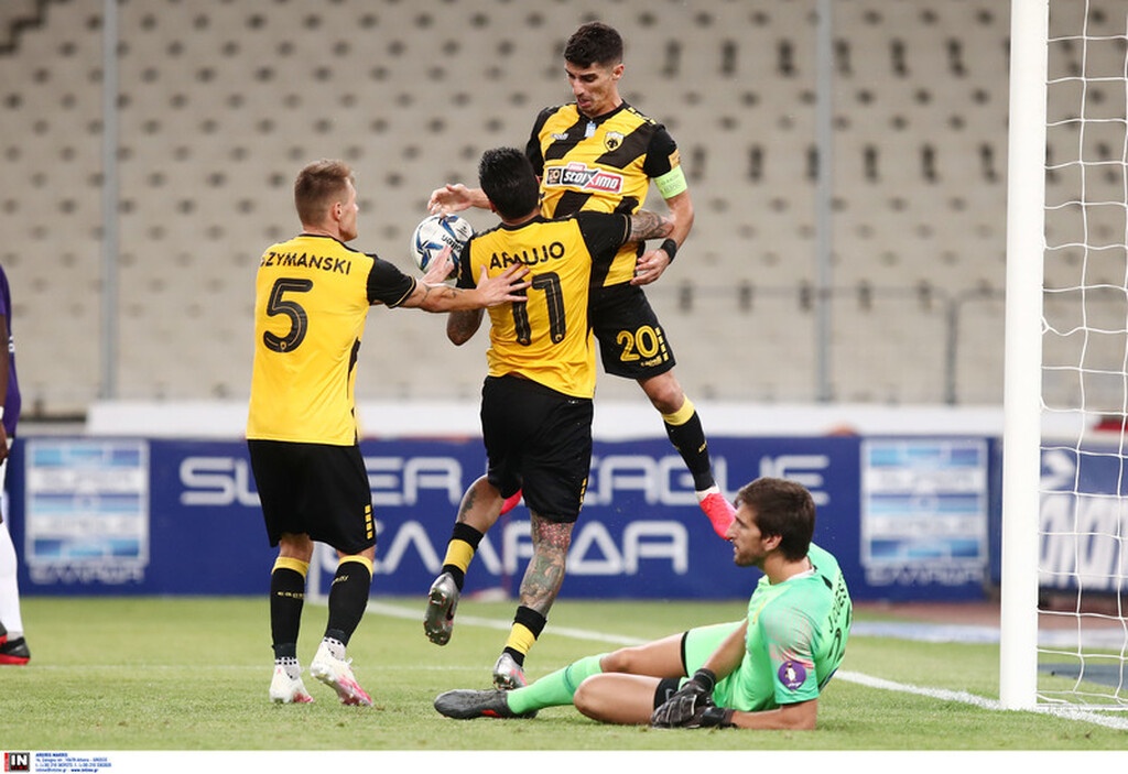 ΑΕΚ-Άρης: Σκόραρε και ξέσπασε ο Αραούχο (photos+video)