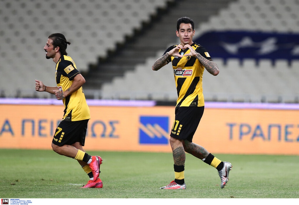 ΑΕΚ-Άρης: Σκόραρε και ξέσπασε ο Αραούχο (photos+video)