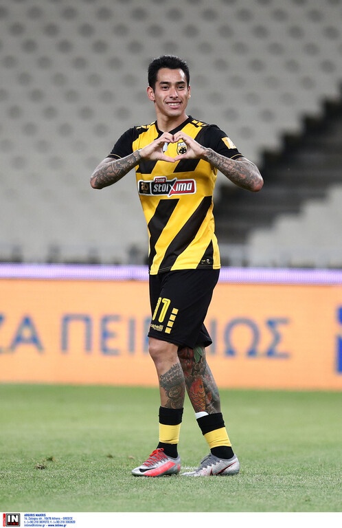 ΑΕΚ-Άρης: Σκόραρε και ξέσπασε ο Αραούχο (photos+video)