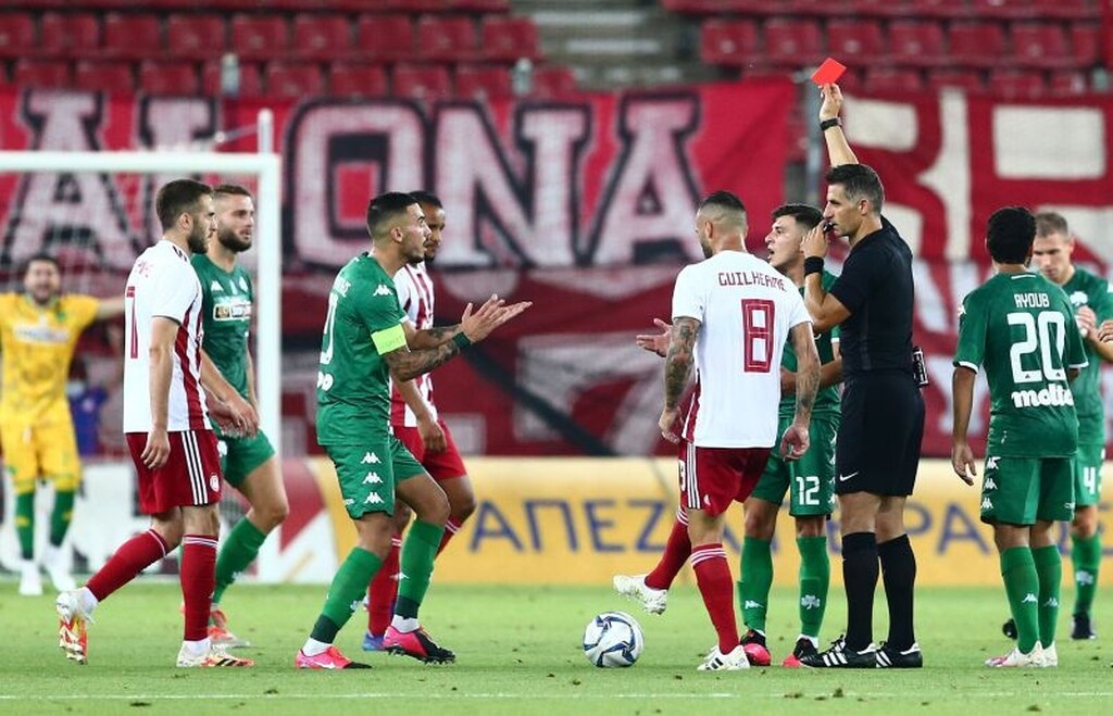 Ολυμπιακός – Παναθηναϊκός: Το VAR… έσωσε τον Σιδηρόπουλο κι ο Μπα το τέρμα του (photos)