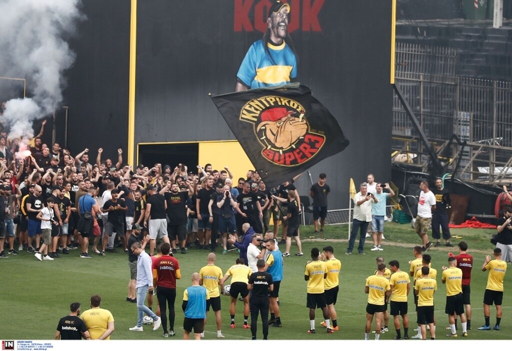 «Τρελάθηκαν» οι οπαδοί του Άρη, «ντόπες» πρόκρισης με ΑΕΚ (photos&video)