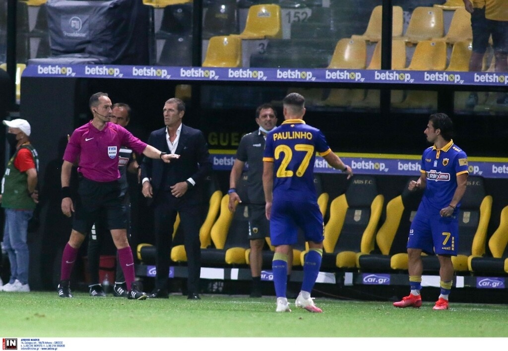 Άρης-ΑΕΚ 2-2: Η ένταση και οι χειρονομίες μετά το γκολ του Λιβάγια (video&photos)