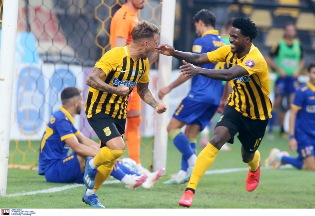 Άρης-ΑΕΚ: Γκολ ο Μαντσίνι και σκορ πρόκρισης! (video)