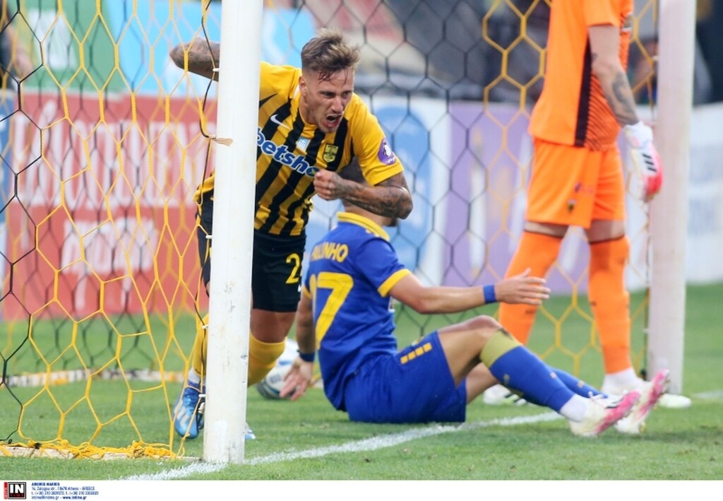 Άρης-ΑΕΚ: Γκολ ο Μαντσίνι και σκορ πρόκρισης! (video)