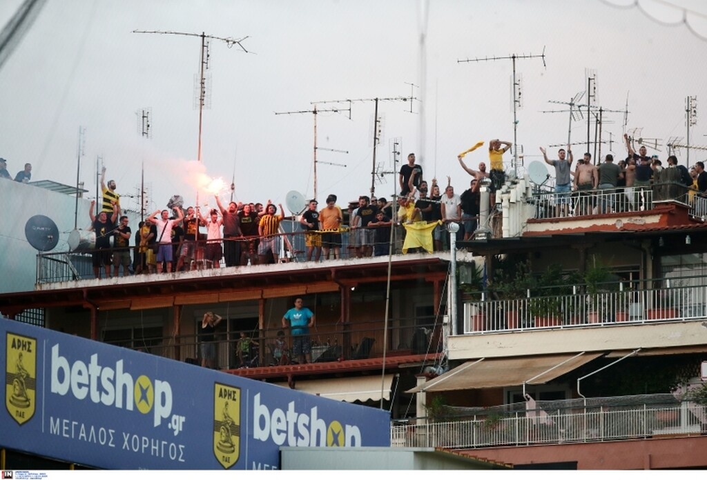 Άρης-ΑΕΚ: Ο Ντιγκίνι έβαλε «φωτιά» και στις ταράτσες! (video&photos)