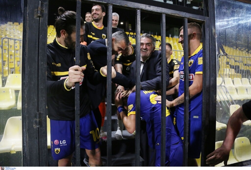 Άρης-ΑΕΚ 2-2: Η ένταση και οι χειρονομίες μετά το γκολ του Λιβάγια (video&photos)