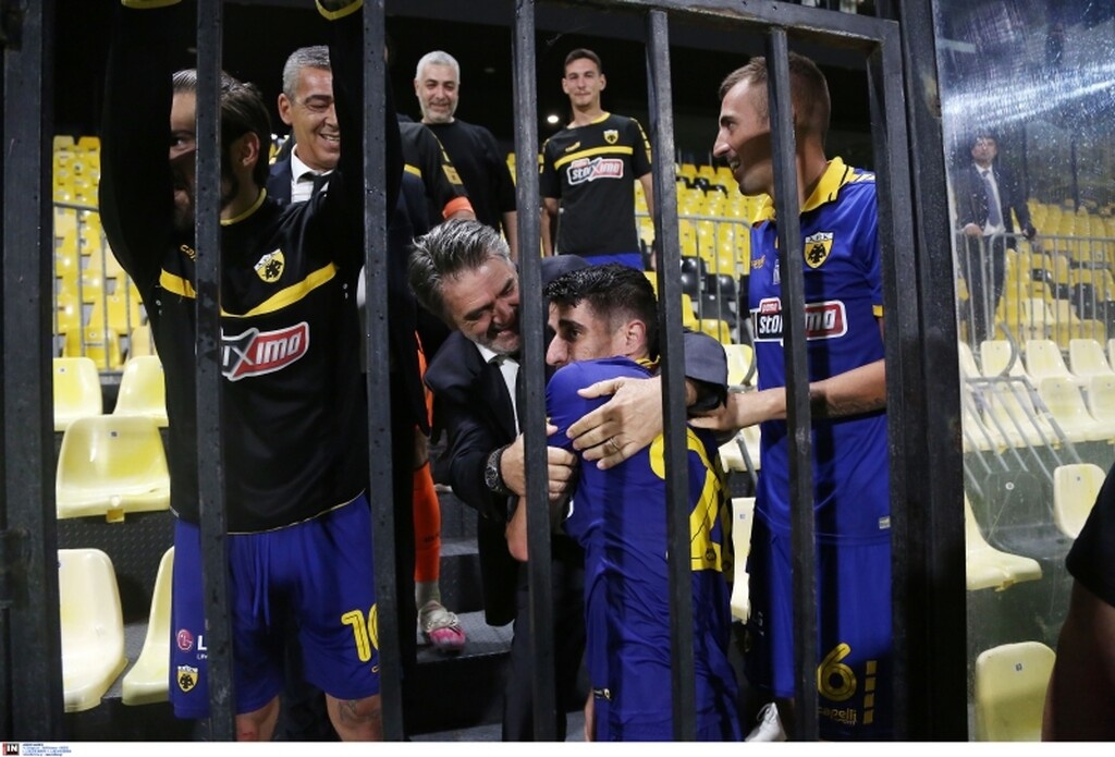 Άρης-ΑΕΚ 2-2: Η ένταση και οι χειρονομίες μετά το γκολ του Λιβάγια (video&photos)