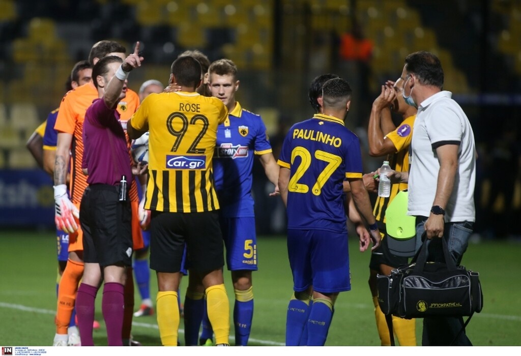 Απίστευτο: 3 κόκκινες σε 3 λεπτά η ΑΕΚ, ποιοι χάνουν τον Ολυμπιακό (photos)