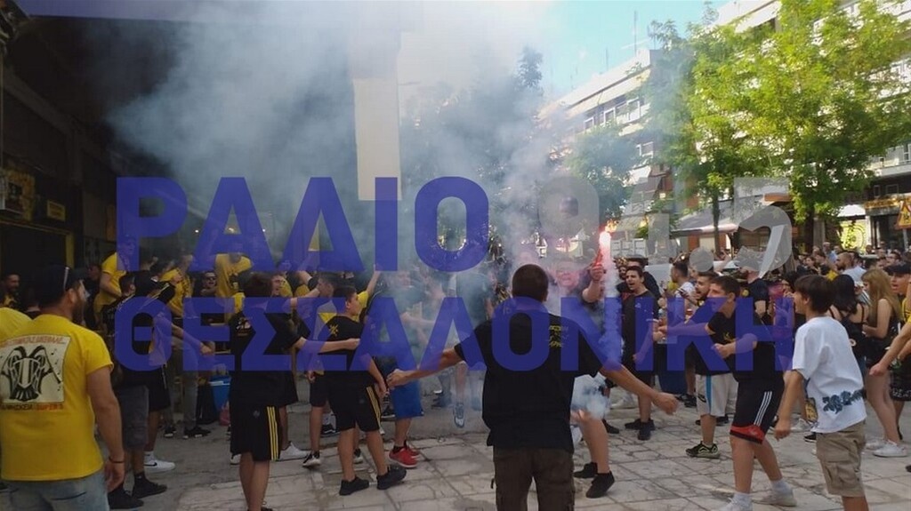 Άρης-ΑΕΚ: Έκαναν... κερκίδα και έβαλαν «φωτιά» στον ημιτελικό (photos&videos)
