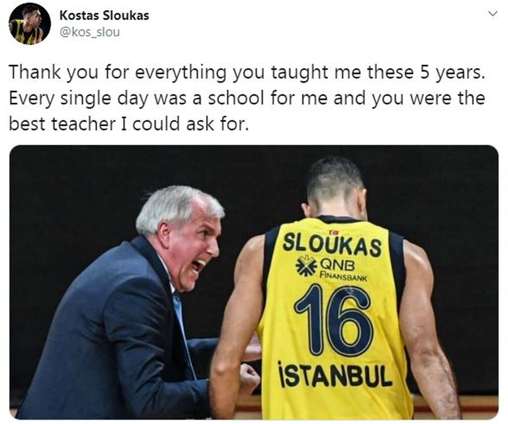 Σλούκας σε Ομπράντοβιτς: «Κάθε μέρα μαζί σου ήταν σχολείο για εμένα» (photos)