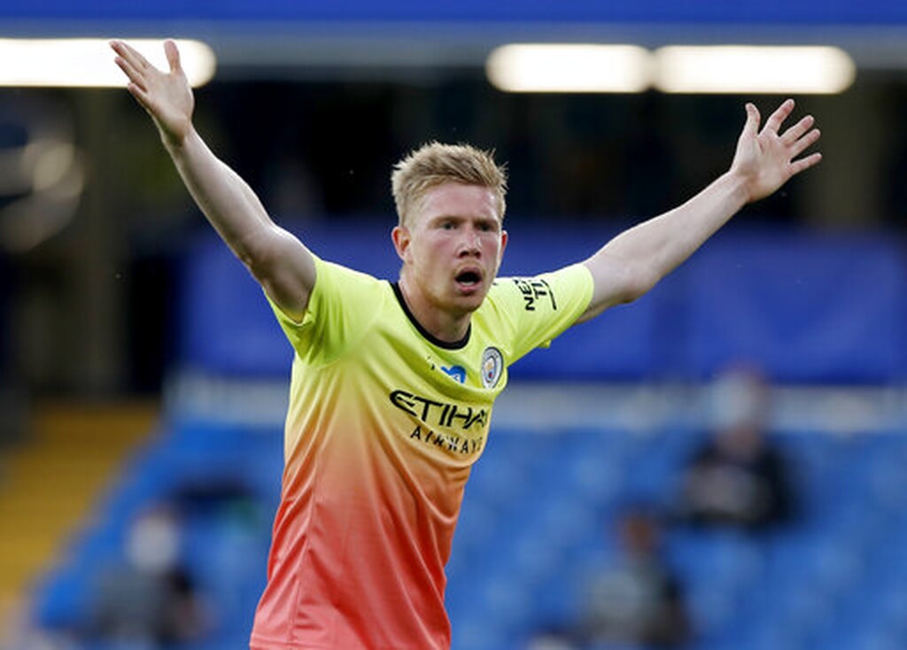 Premier League: Ισοφάρισε με γκολάρα ο Ντε Μπρούινε, δοκάρι ο Στέρλινγκ (videos)