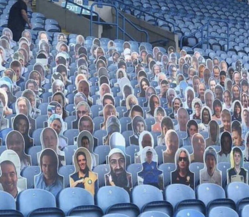 Απίστευτο: Ο Μπιν Λάντεν στην εξέδρα της Λιντς! (photos)