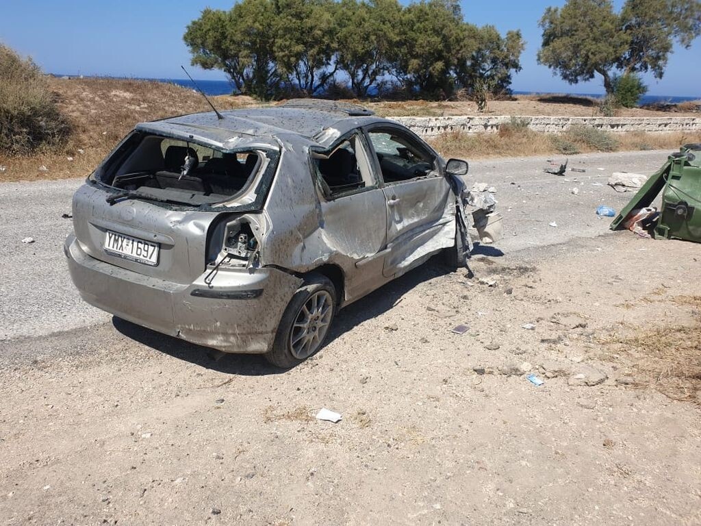 Σκαφτούρος: Σοκαριστικές φωτογραφίες από το τροχαίο δυστύχημα (photos)