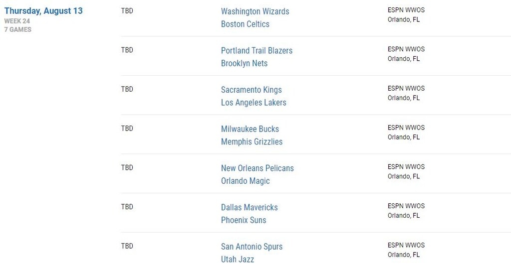 Επιστρέφει το NBA: Αυτό είναι το πρόγραμμα!