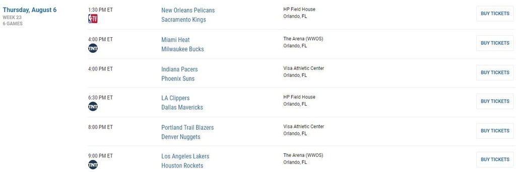 Επιστρέφει το NBA: Αυτό είναι το πρόγραμμα!