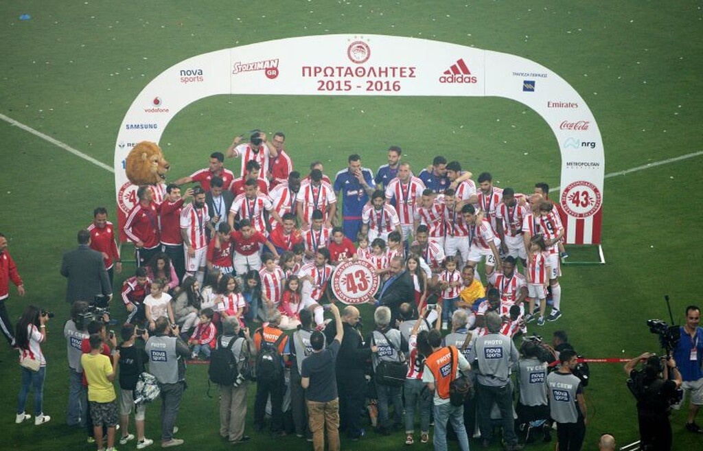 Ολυμπιακός: Πρωταθλητής για 45η φορά στην ιστορία του (photos)