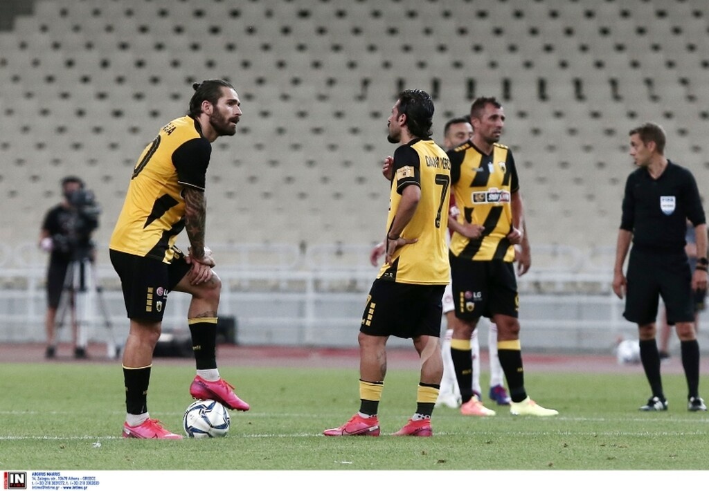 AEK-Ολυμπιακός: Η απόλυτη εικόνα της κιτρινόμαυρης απόγνωσης  (photo)