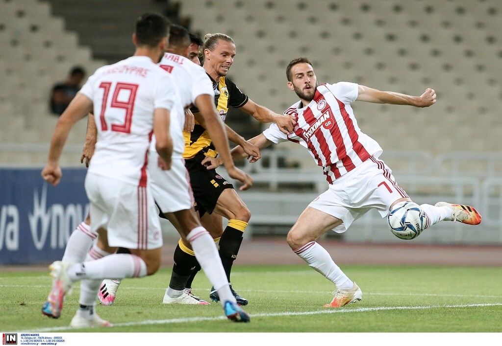 ΑΕΚ - Ολυμπιακός 1-2: «Καθάρισε» το 45ο από τα πρώτα 45!