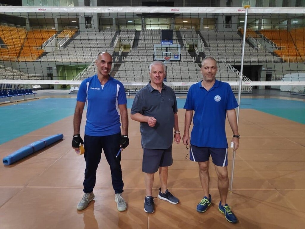 Στρώθηκε το τάραφλεξ στο ΟΑΚΑ για τα play off της Volley League