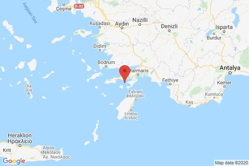 20:46 Σεισμός ML 5.6, 28/06 20:43, βάθος 10 χλμ, 51 χλμ Β από Ρόδος (Πηγή: GEOL, UOA) #seismos #σεισμος - https://eqgr.gr