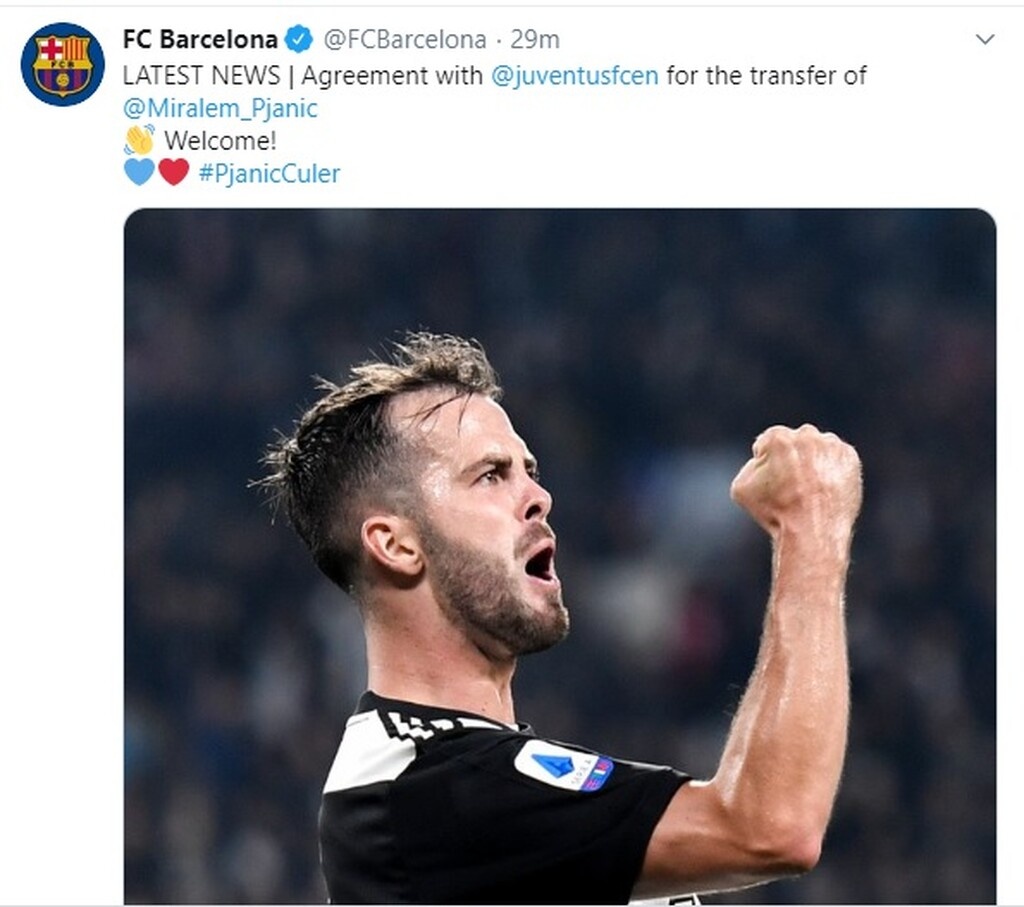 Στην Μπαρτσελόνα με μυθική ρήτρα ο Πιάνιτς (photos)