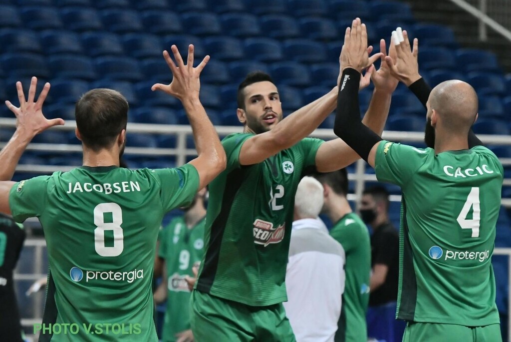 Επιστροφή στην… κανονικότητα για τον Παναθηναϊκό, και 3-0 σετ επί του ΠΑΟΚ