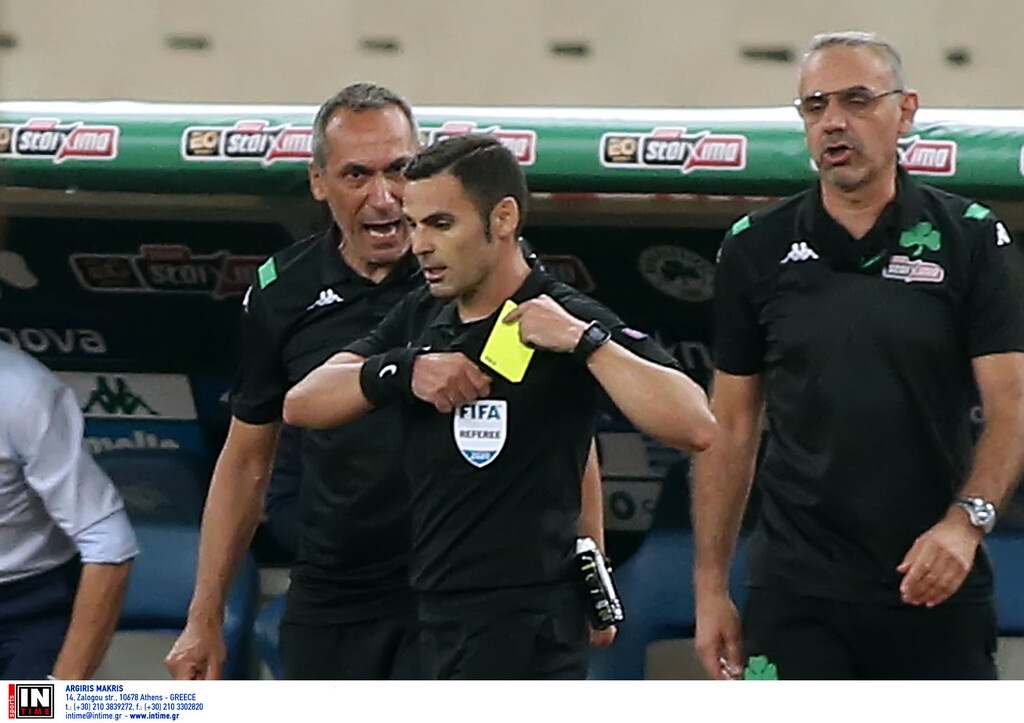 Και έδειξε την κίτρινη κάρτα στον τρελαμένο Γιώργο Δώνη