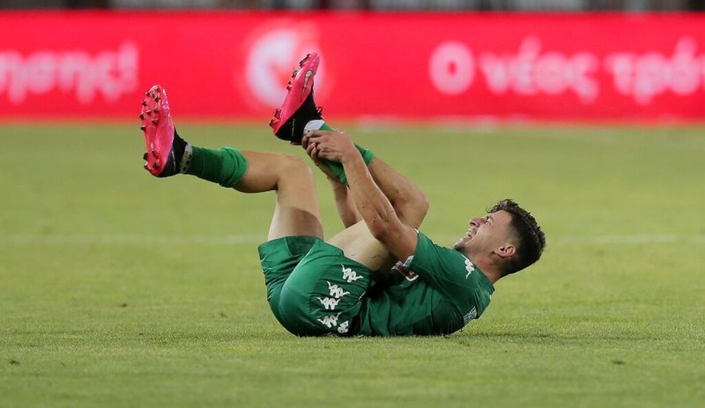 ΠΑΟΚ – Παναθηναϊκός: Βαρύ διάστρεμμα ο Χατζηθεοδωρίδης (photos)